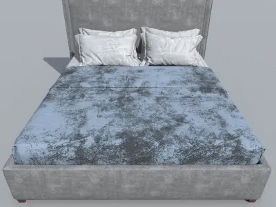 Hamilton bed Free 3D model