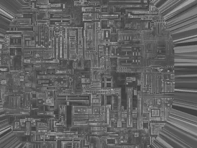 Flying Sci-Fi Dome 3 3D model