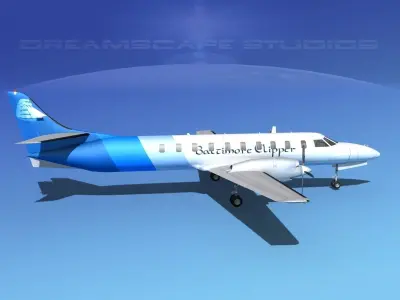 Swearingen SA226 Baltimore Clipper 3D model