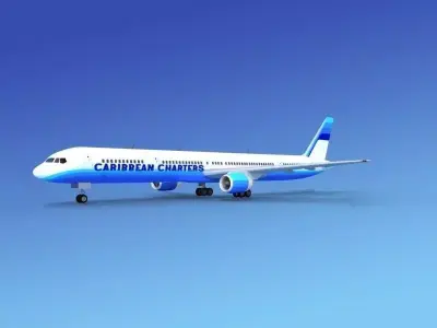 Boeing 757-300 Caribbean Charters 3D model