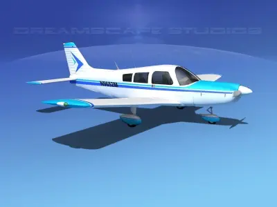 Piper PA-28 V11 3D model