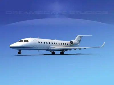 Bombardier Challenger 850 V06 3D model