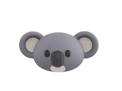 Prop142 Koala Head 3D model