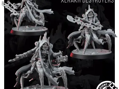 NECROCYBORG XERAKH DESTROYERS 3D model