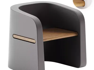 Talea Chair by Plust 3D model