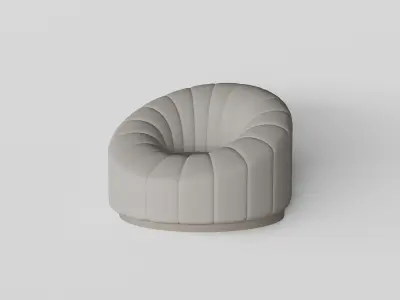 Armchair Free 3D model 6