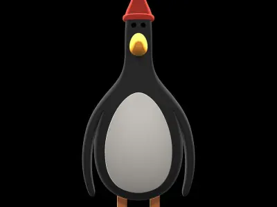 Feathers McGraw penguin from Wallace and Gromit printable 3D print model