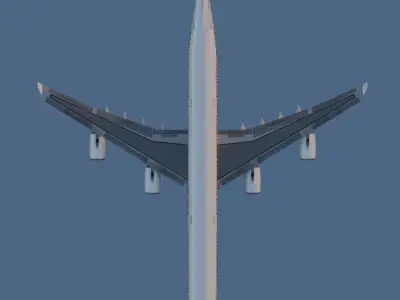 Airbus A340-600 3D model