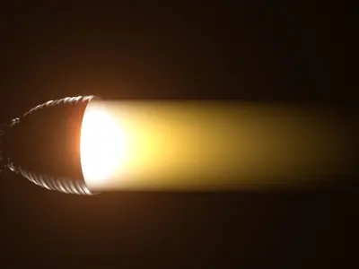 Rocket engine 3D model