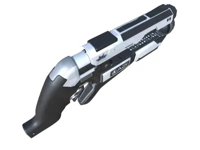 50-EnergyGun-gun model 3d game ready model Low-poly 3D model Low-poly 3D model