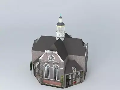 The New Church Groningen Free 3D model