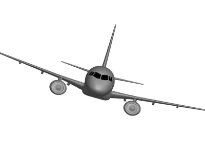 Sukhoi Superjet 100 3D model