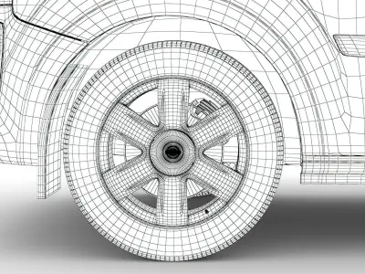 Nissan NV 250 Combi 2019 wheel 3D model