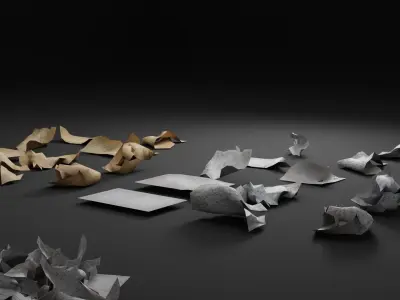 new and old with 4k pbr textures Low-poly 3D model