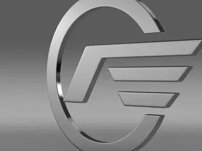 Astra logo 3D model