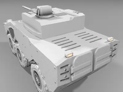 Guarana Tank Low-poly 3D model