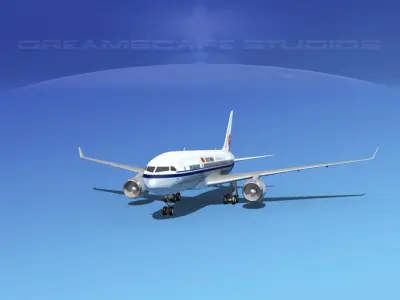 Boeing 787-8 Air China 3D model
