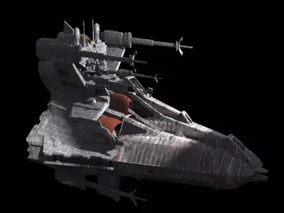 Dragon Heavy Space Racer 3D model