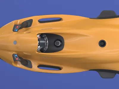 Personal watercraft Low-poly 3D model