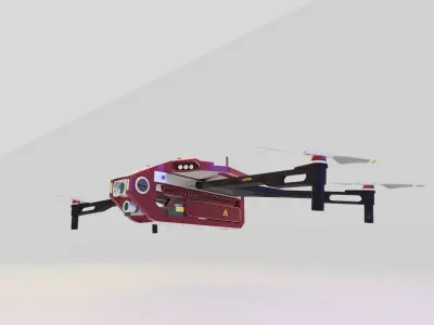 Rescue Drone 3D model