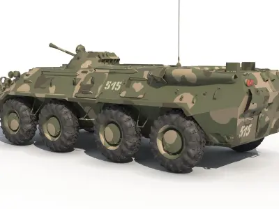 BTR 80 3D model