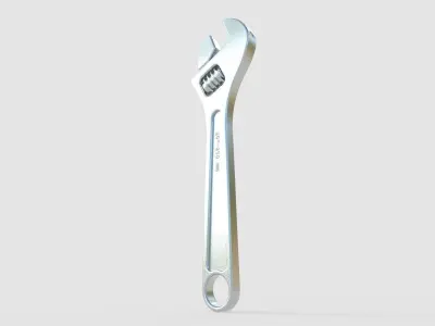 Wrench - 250 Low-poly 3D model