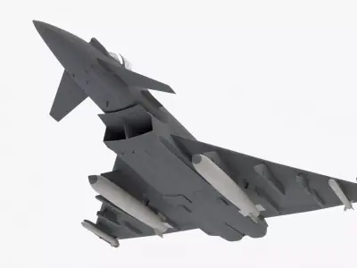 8K EF-2000 Low-poly 3D model