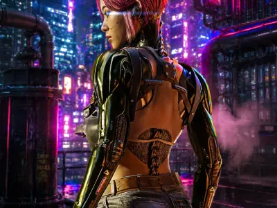 Cyber Girl 2 3D model