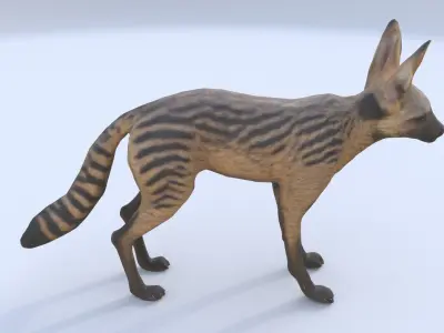 Aardwolf 3D model