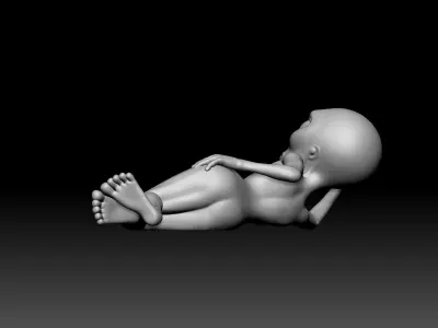 Alien Statue - 0200 3D print model