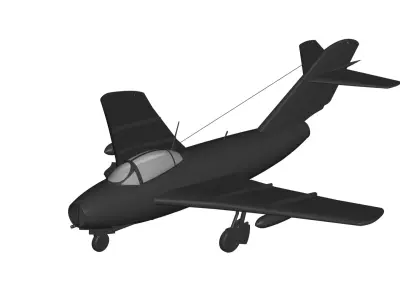 Mikoyan-Gurevich MiG-15 3D model