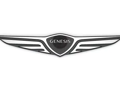 Genesis logo 3D model