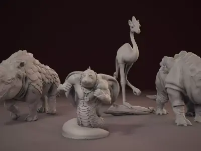 Alien Animal Creatures Pack
