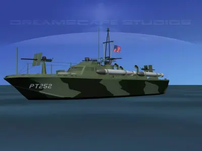 Patrol Torpedo Boat PT252 3D model