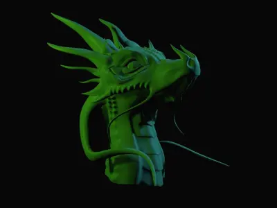 Dragon Head 3D model