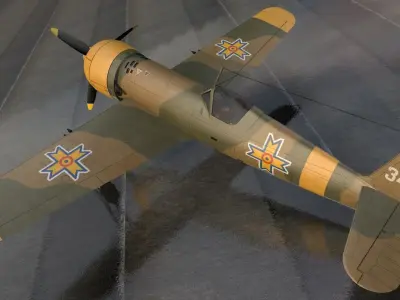 IAR-80A luftwaffe fw 3D model