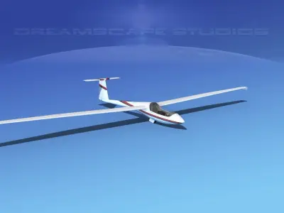 Centrair C-101 Pegase V08 Low-poly 3D model