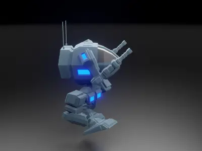 Mech Warrior - Walker - Termiwalker Mk1 3D print model purchase