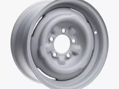 Wheel Vintiques Wheel Standard Steel Low-poly 3D model