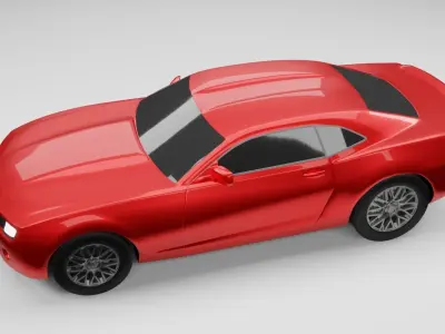 Car model chevrolet camaro Free 3D model