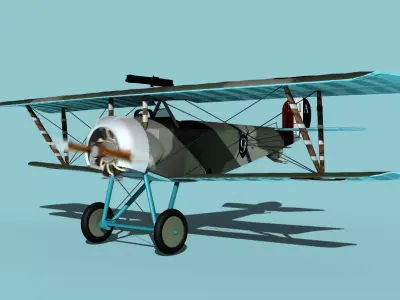 Nieuport 11 VHP V05 3D model