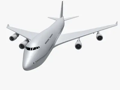 Boeing 747-400   2 3D model