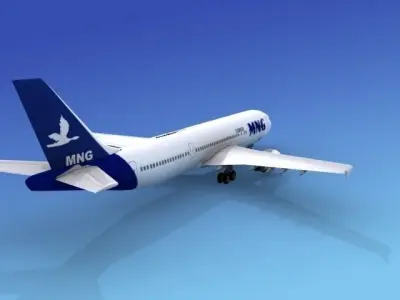 Airbus A300 MNG Cargo 1 3D model