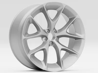 Dodge Challenger 2523PG Rim 3D model