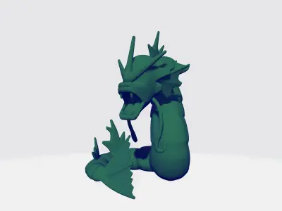 Water Dragon Gyarados - STL 3D model