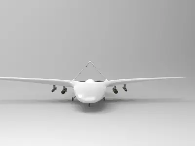 Military UAV Drone 3D model