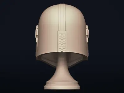 The Mandalorian - bounty hunter - Head Trophy - printable  3D print model