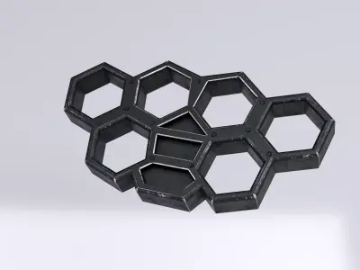 Brass Knuckle Low-poly 3D model