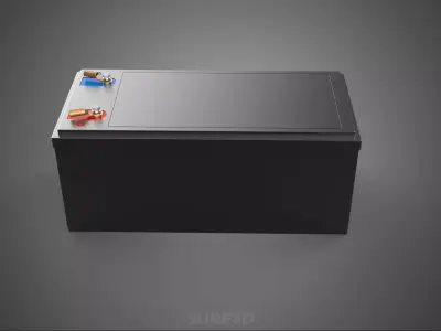 STANDARD INDUSTRIAL BATTERY DC VOLT POWER SUPPLY ENERGY STORAGE 3D model