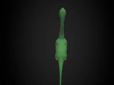 Cartoon Diplodocus Dinosaur Low-poly 3D model